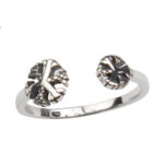 Snowflake Open Midi Ring