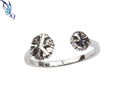 Snowflake Open Midi Ring