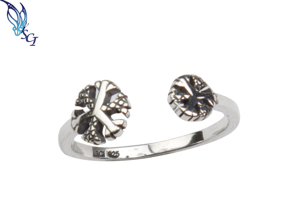 Snowflake Open Midi Ring Snowflake Open Midi Ring