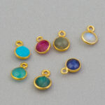 Gemstone Vermeil Drop