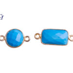 Turquoise Gemstone Connector
