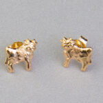 Cow Stud Earrings
