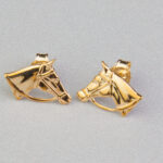 Horse Head Stud Earrings