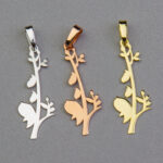 Mother Bird and Baby Birds Pendant