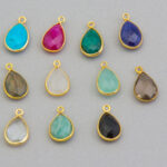 Teardrop Gemstone Pendant