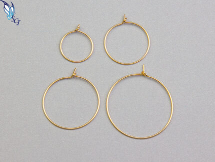 Plain Wire Hoop Earrings
