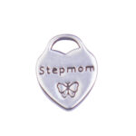 Stepmom Heart Charm