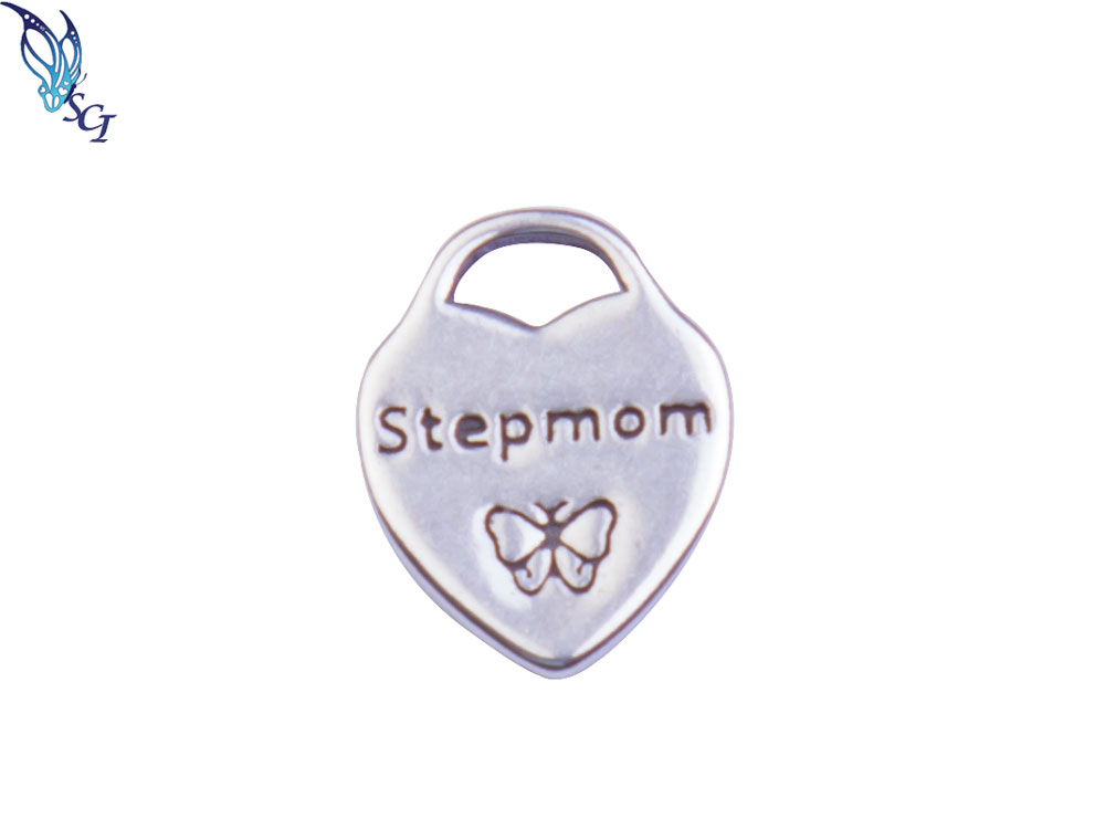 Stepmom Heart Charm Stepmom Heart Charm