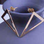 Geometric Post Earrings
