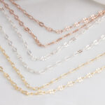 Tiny Double Bar Link Chain