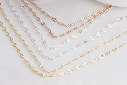 Tiny Double Bar Link Chain Tiny Double Bar Link Chain