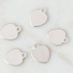 9mm Heart Stamping Blank