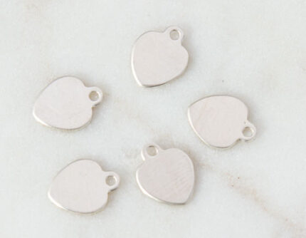 9mm Heart Stamping Blank