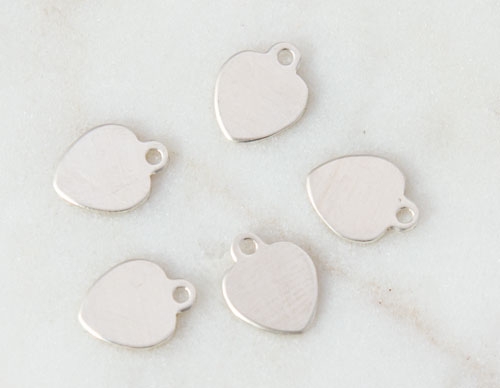9mm Heart Stamping Blank 9mm Heart Stamping Blank