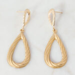 Modern Teardrop Long Earrings