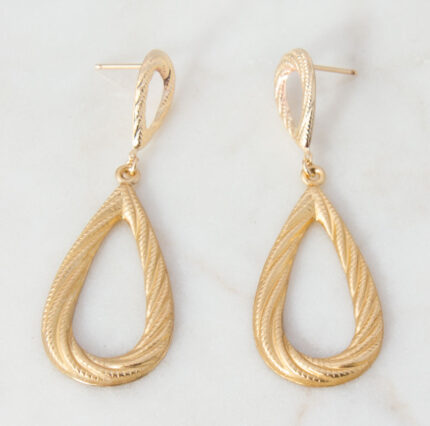 Modern Teardrop Long Earrings