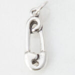 Sterling Silver Safety Pin Charm