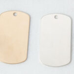 Large Dog Tag Stamping Blank