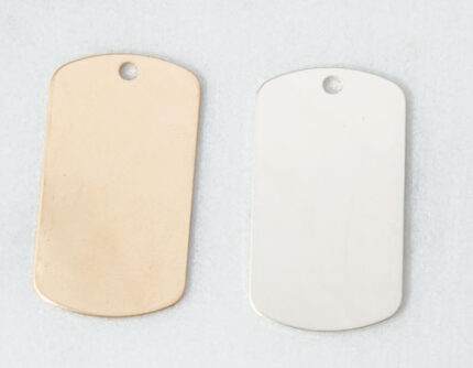 Large Dog Tag Stamping Blank