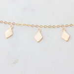 iny Diamond Shape Pendant