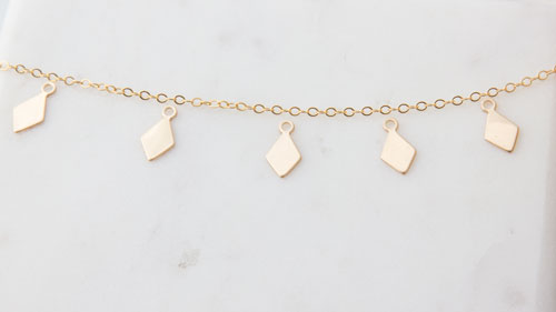 iny Diamond Shape Pendant iny Diamond Shape Pendant