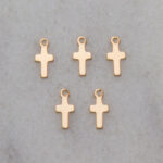 7mm Tiny Skinny Cross Pendant