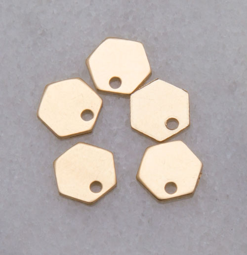 6mm Tiny Hexagon Pendant 6mm Tiny Hexagon Pendant