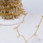 CZ Marquise Vermeil Chain