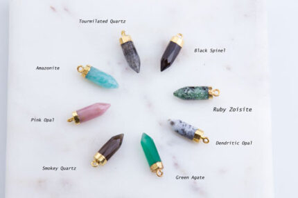 Medium Gemstone Spike Drop
