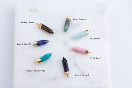Large Gemstone Spike Drop