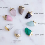 Medium Horn Tooth Gemstone Drop