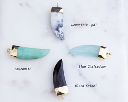 Horn Gemstone Pendant