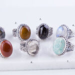 Large Gemstone Oval Ring