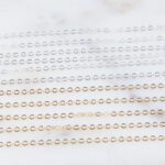 1.2mm Flat Cable Chain By Foot