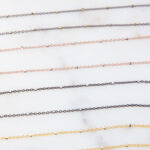 Satellite Chain with Beads Chain By Foot