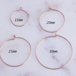 Rose Gold Filled Hoop Earrings