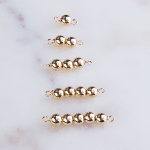Gold Filled Bead Link Connector Gold Filled Bead Link Connector