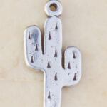 Sterling Silver Cactus Charm