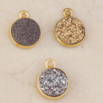 ​Round Druzy Pendant