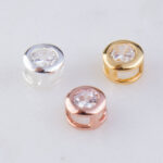 4mm CZ Slide Bead Pendant