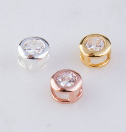 4mm CZ Slide Bead Pendant