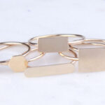 Geometric Shapes Band Ring