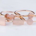 Geometric Shapes Band Ring