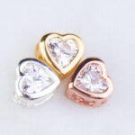 Heart CZ Slide