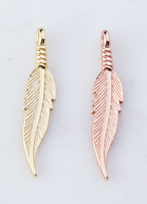 Medium Feather Charm Medium Feather Charm