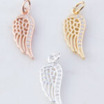 ​CZ Angel Wing Charm