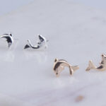 Dolphin Stud Earrings