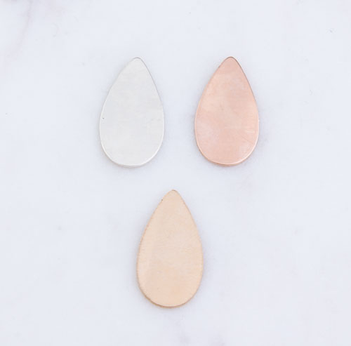 ​Large Teardrop Stamping Blank