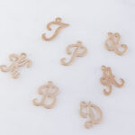 Gold Filled Script Letters