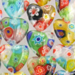 Mixed Color Flower Heart